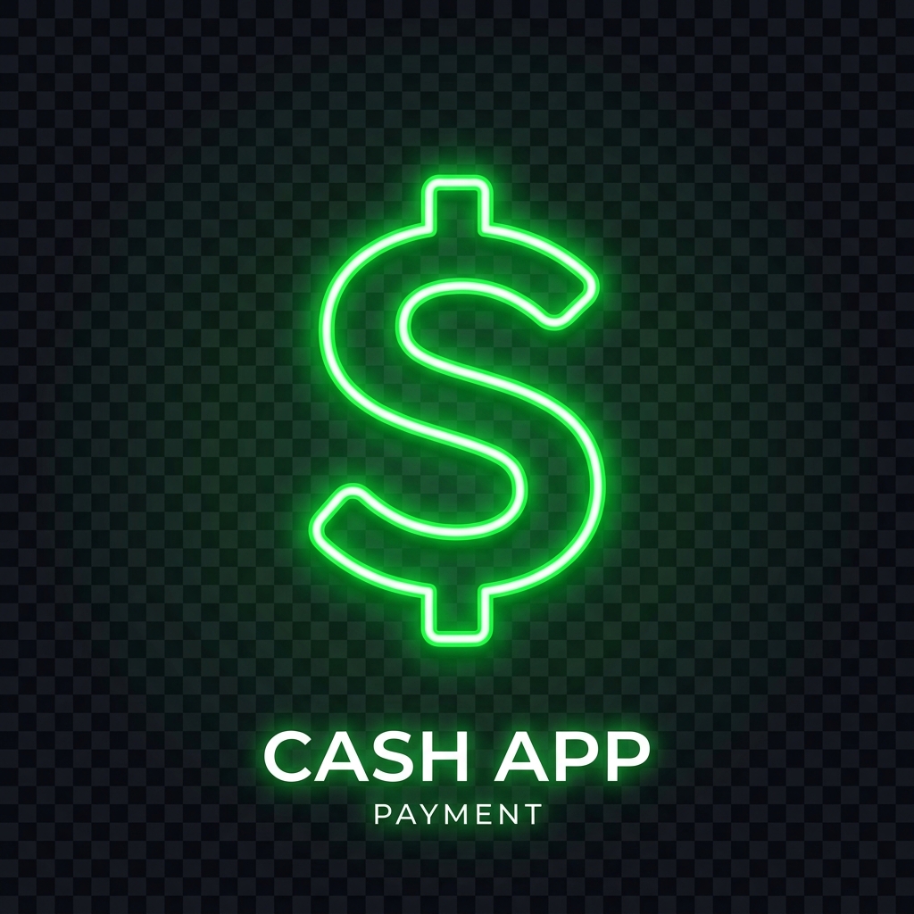 Cash App Neon Graphic